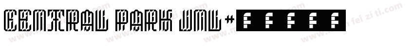 Central Park JNL字体转换